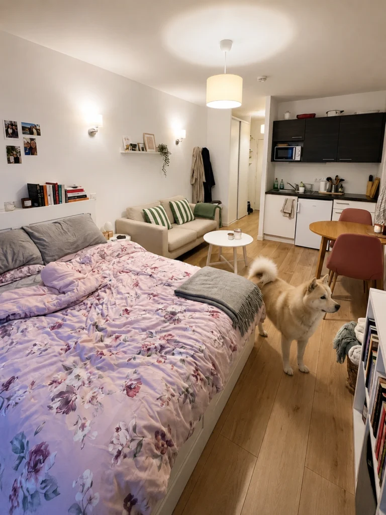 Studio Apartment ideas for women With Pets Dog-Friendly Layouts