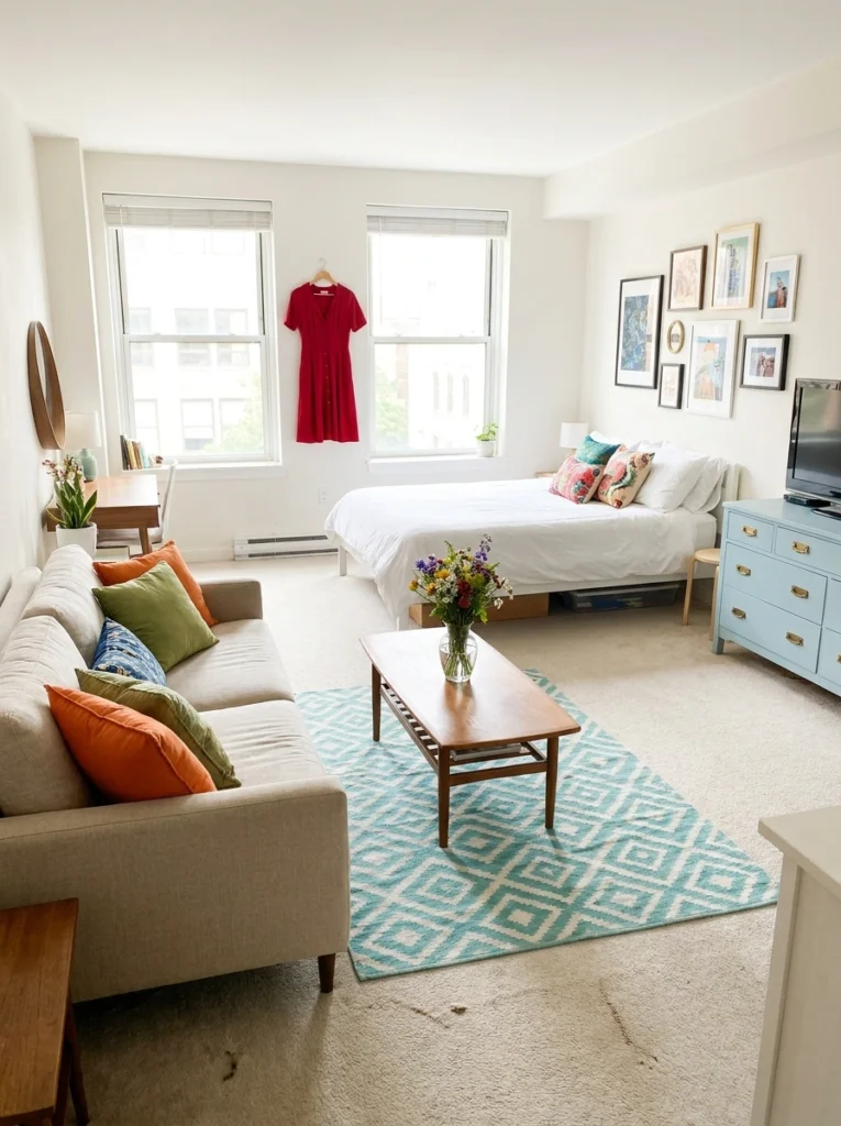 Mini Studio Apartment Minimalist Ideas 