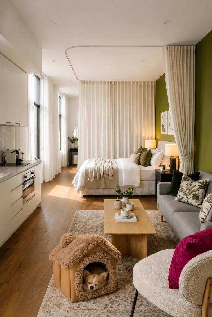  Studio Apartment ideas for women With Pets Dog-Friendly Layouts