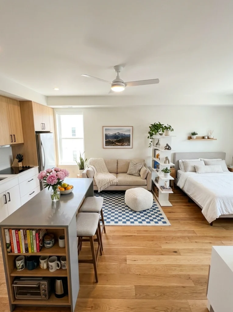17 Smart Room Dividers with Storage for Studio Apartments