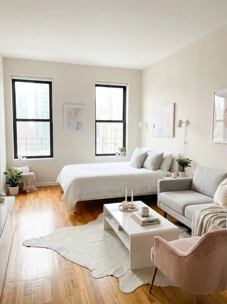 Mini Studio Apartment Minimalist Ideas 