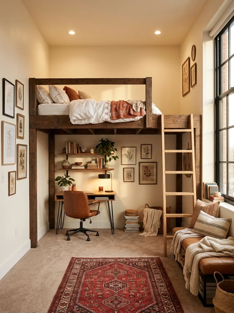 Genius Under-Loft Ideas for Studio Apartments