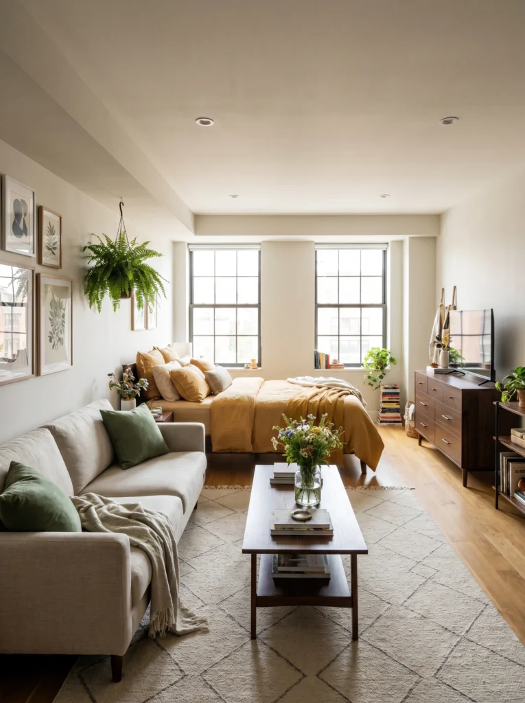 Studio Apartment Ideas for a Clean and Minimalist Look