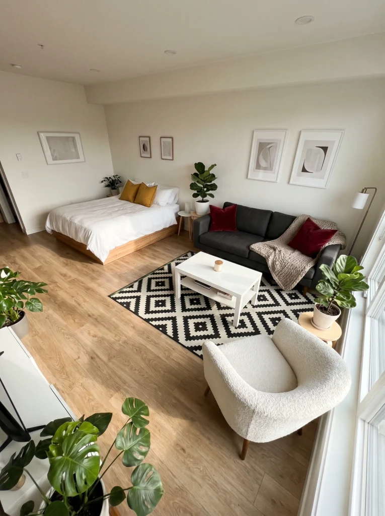 Studio Apartment Bedroom Ideas for Couples