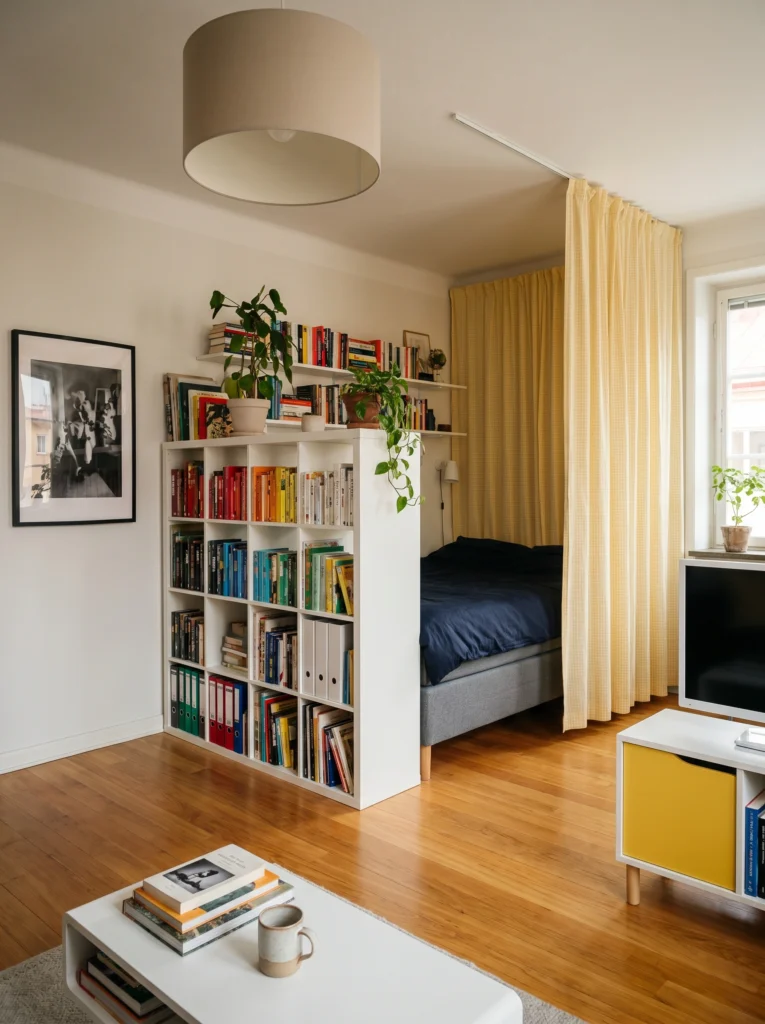 Studio Apartment Curtain Divider
