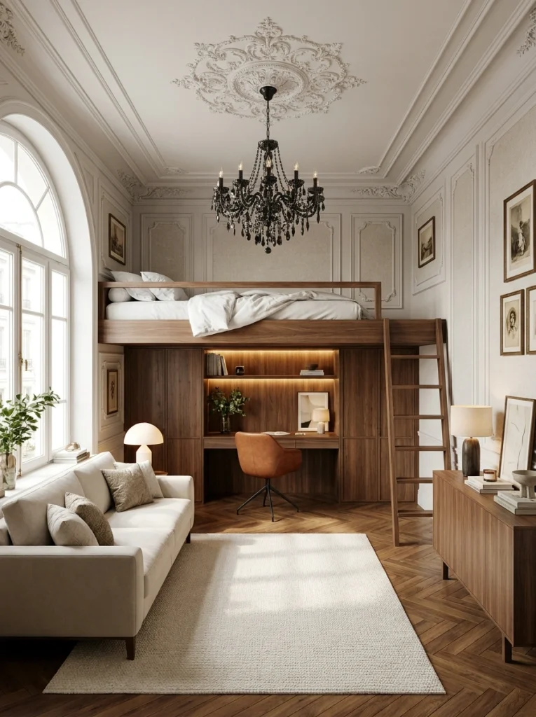 Genius Under-Loft Ideas for Studio Apartments