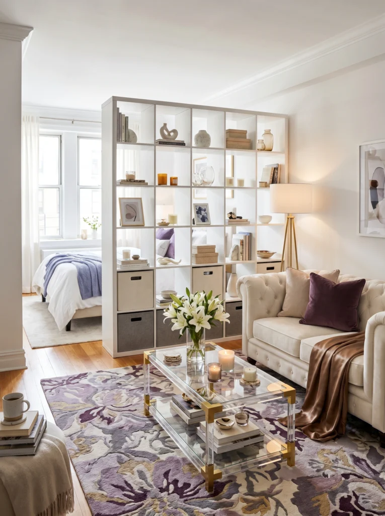 Stylish Ways to Separate a Bedroom in a Studio Apartment