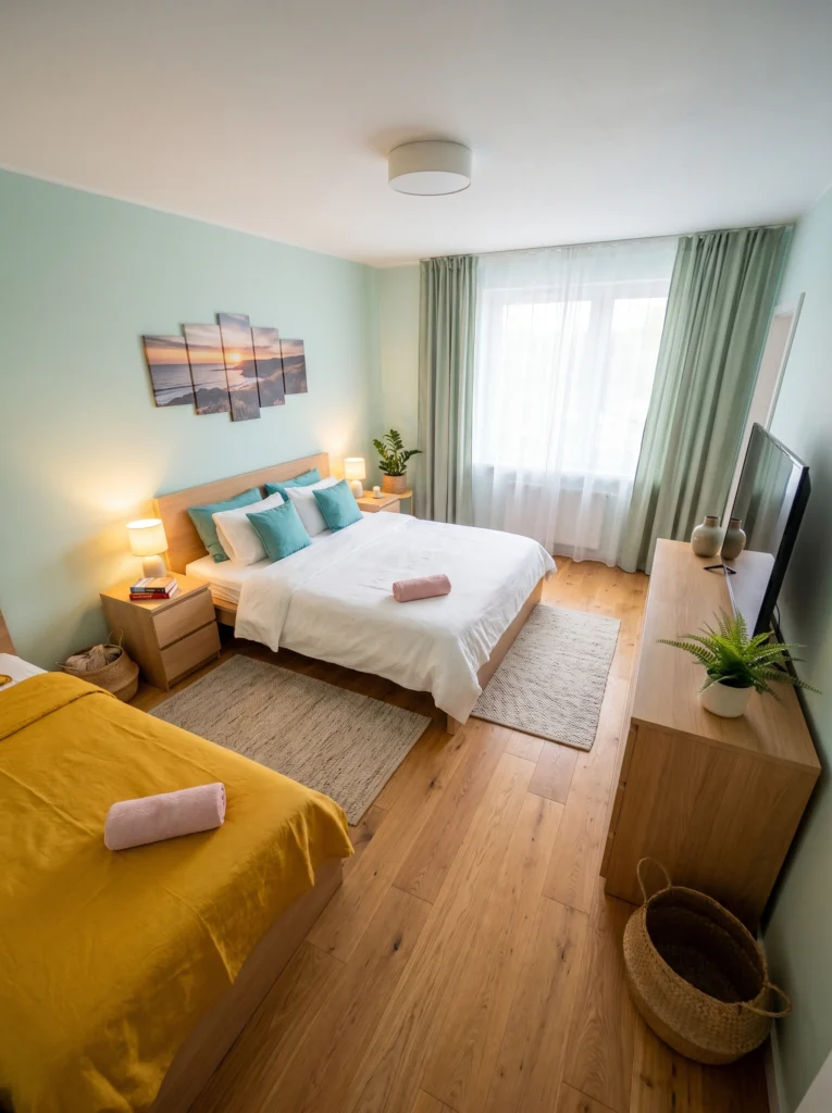 Studio Apartment Bedroom Wall Decor