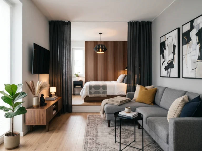 How Can I Separate My Bed in a Studio Apartment