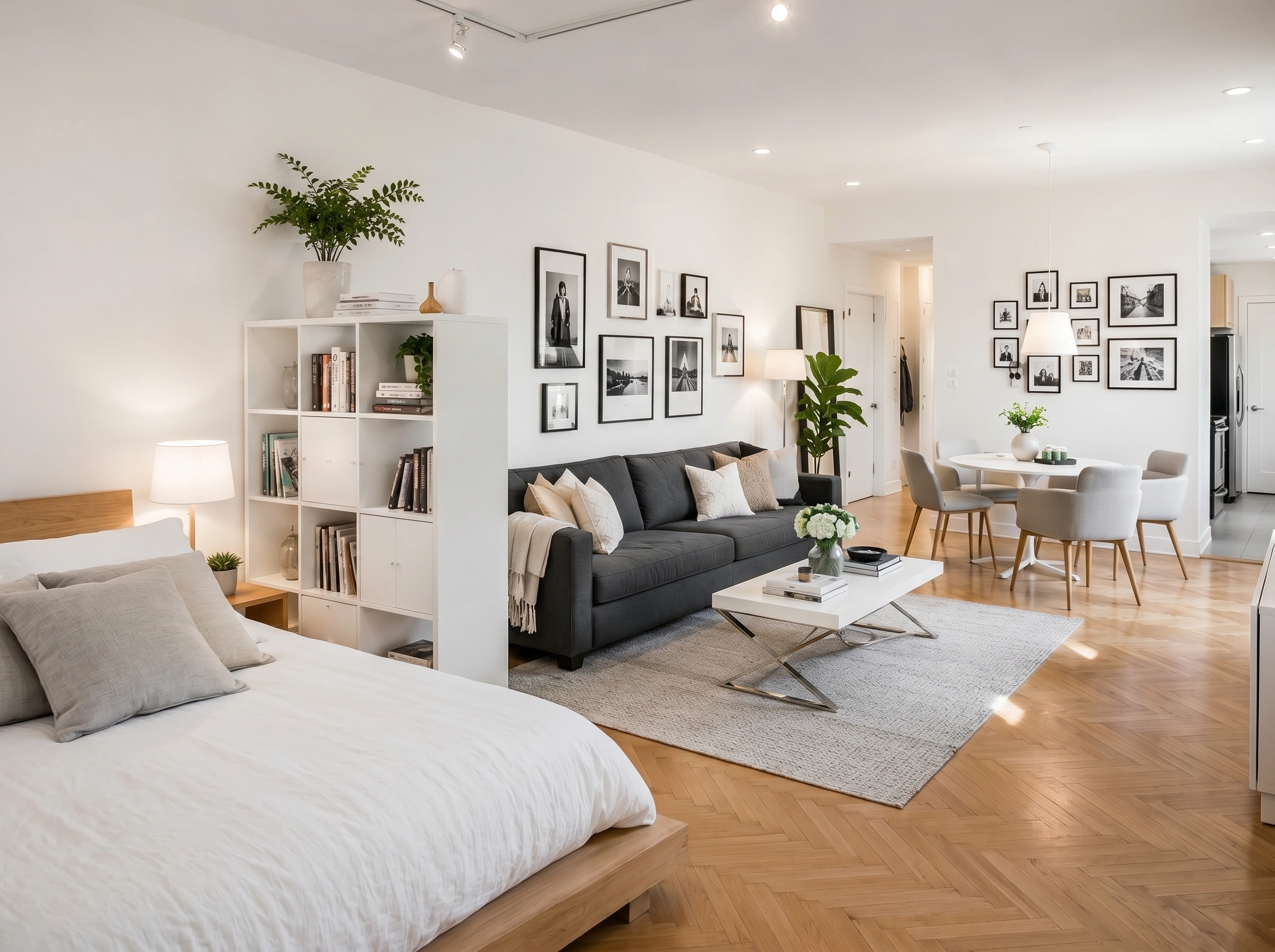 How do couples live in a studio apartment