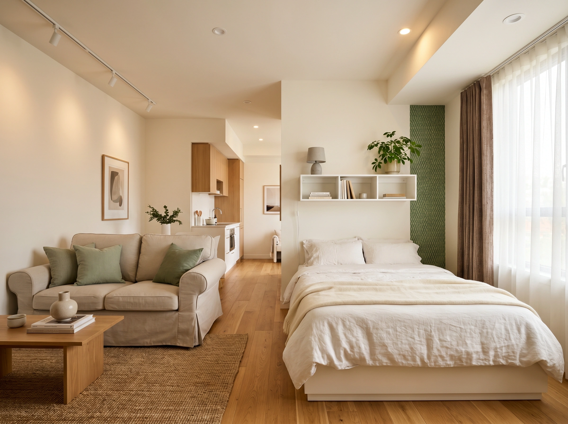 Mini Studio Apartment Minimalist Ideas