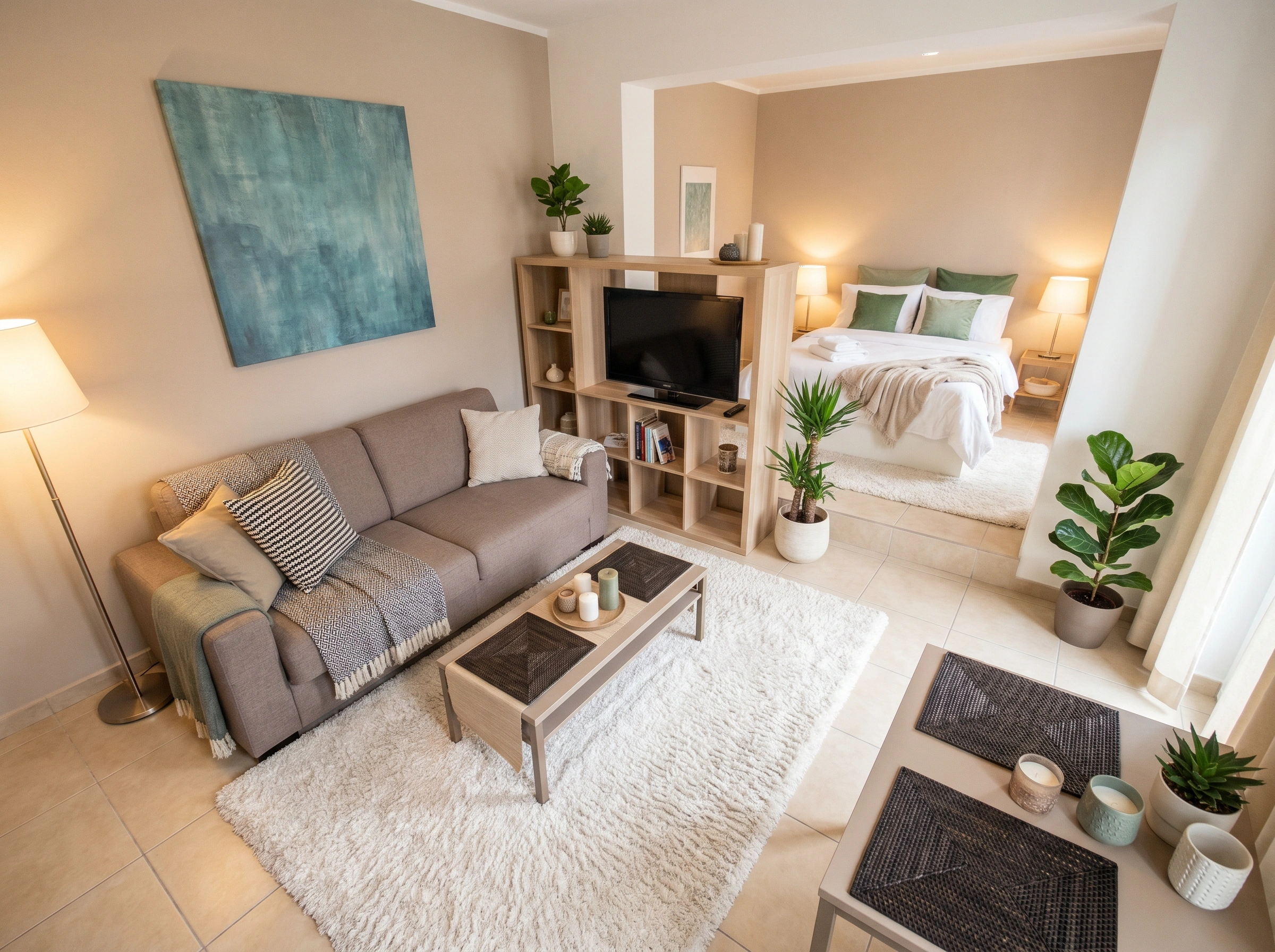 Studio Apartment Bedroom Divider Ideas