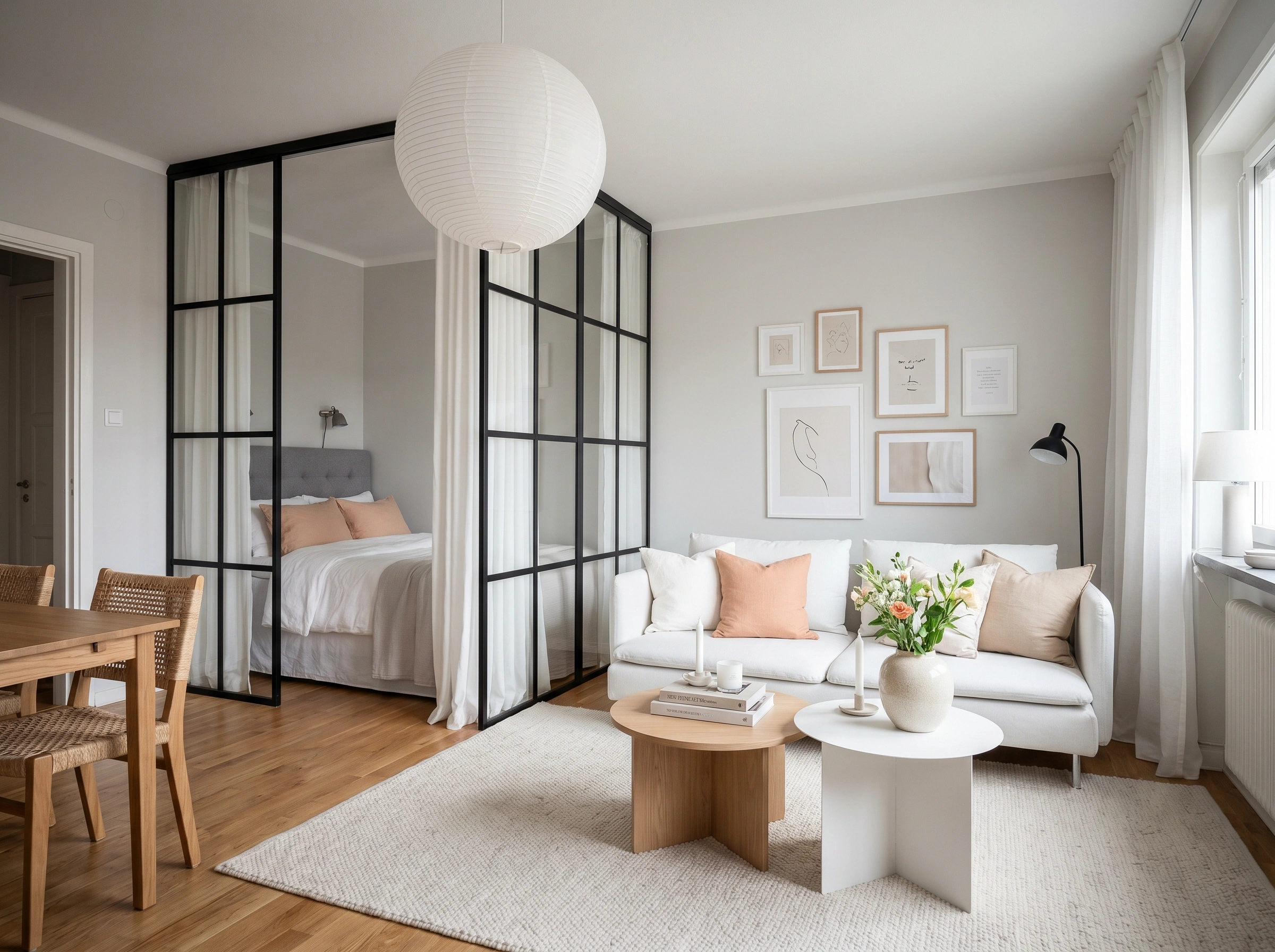 Studio Apartment Bedroom Separation Ideas