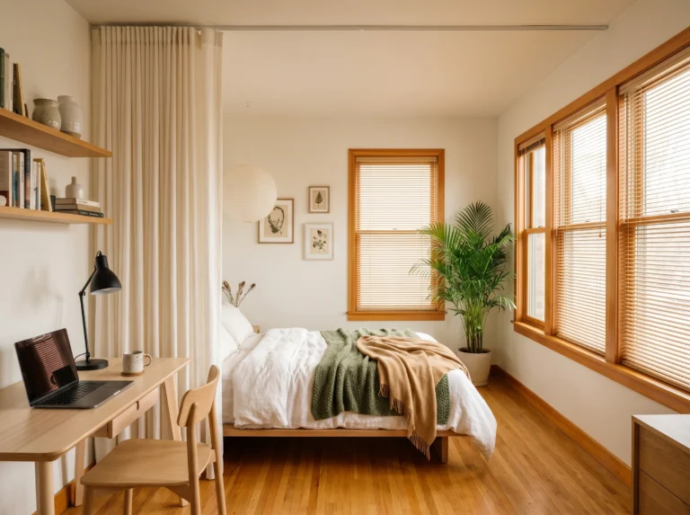 Studio Apartment Curtain Divider
