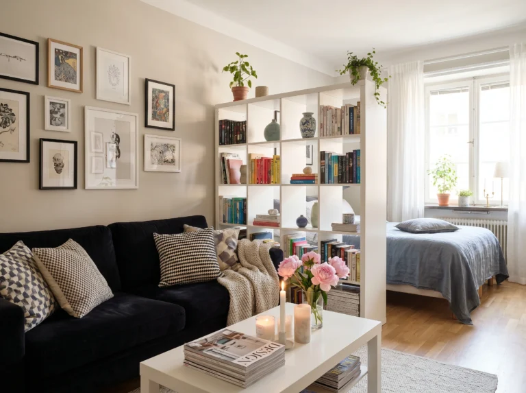 Studio Apartment Divider Ideas for Small Spaces