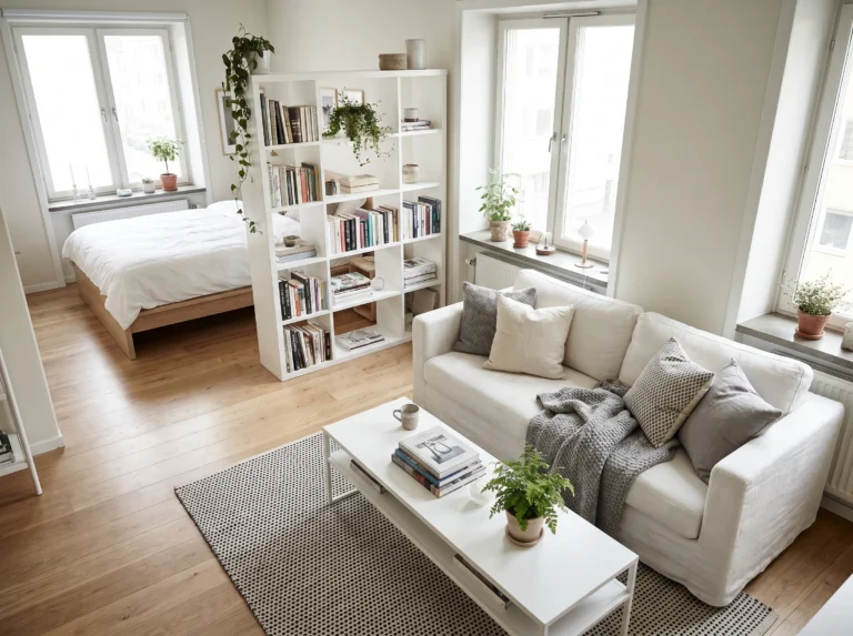 Stylish Ways to Separate a Bedroom in a Studio Apartment