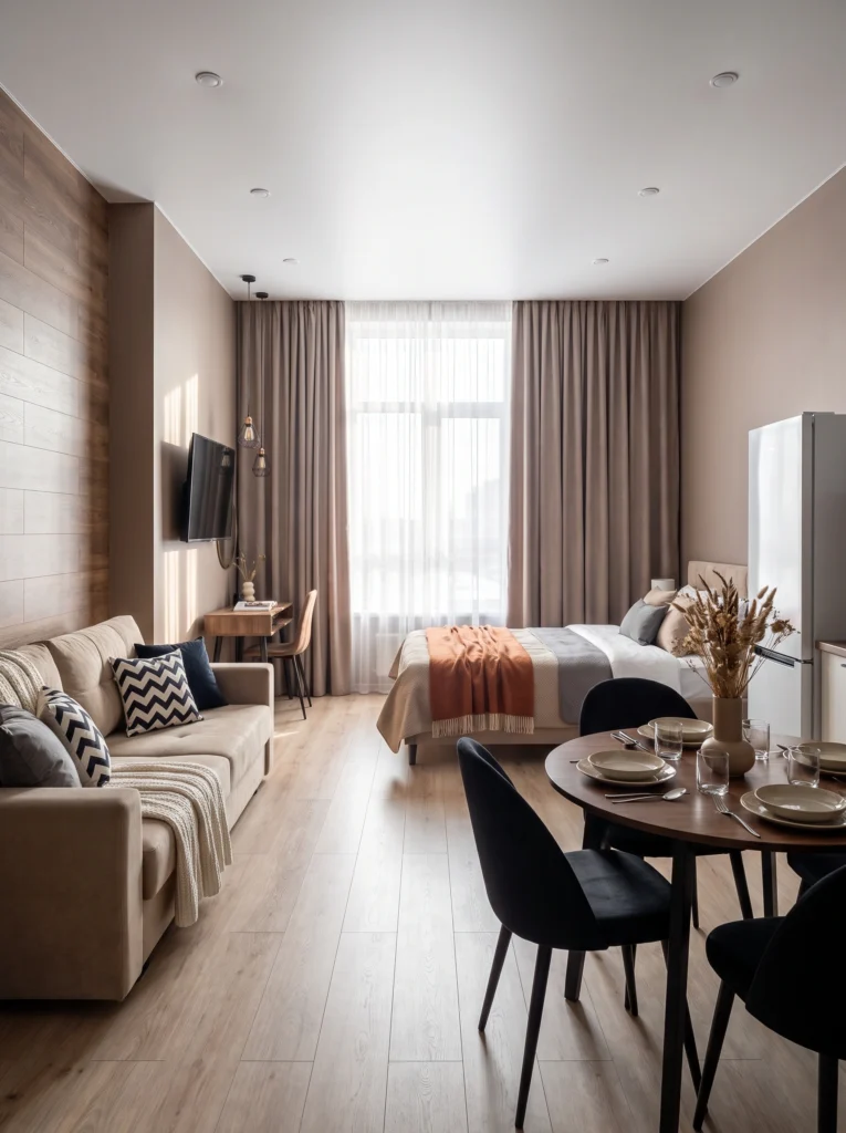 Bedroom Living Room Combo Ideas for a Studio Apartment