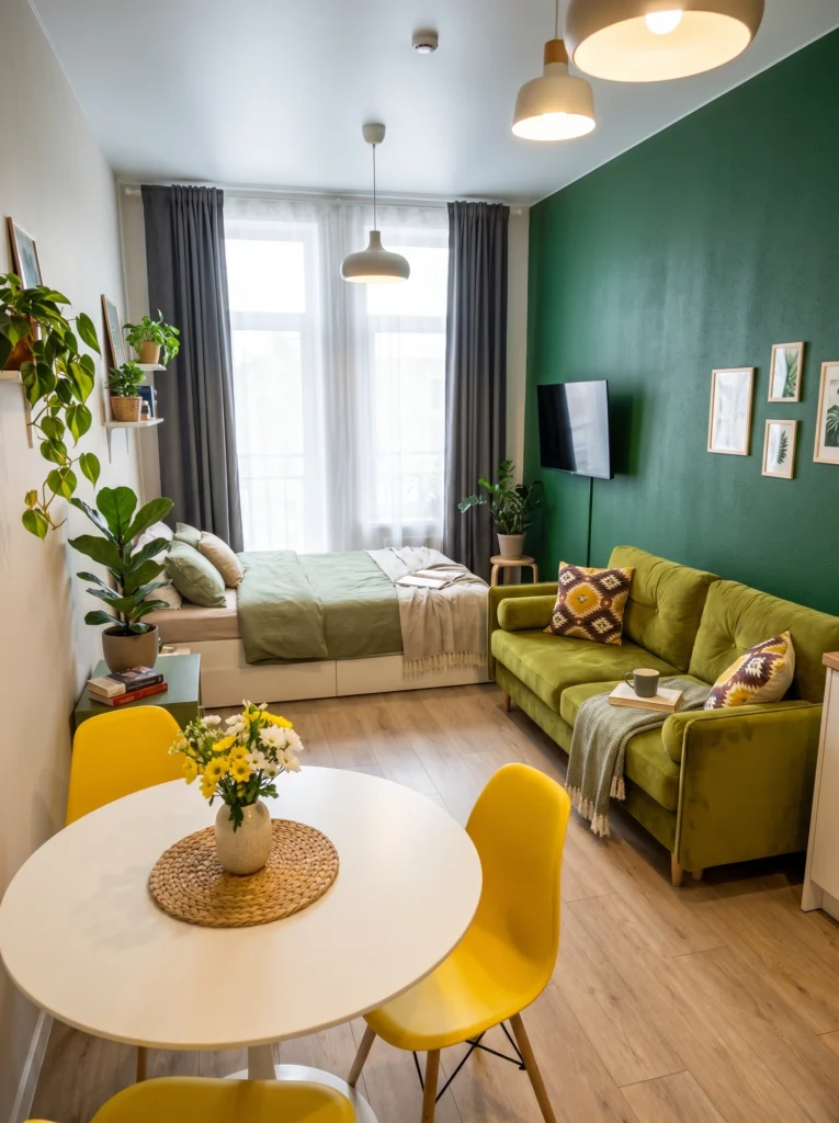 One Bedroom Apartment Ideas to Improve Your Dining Area