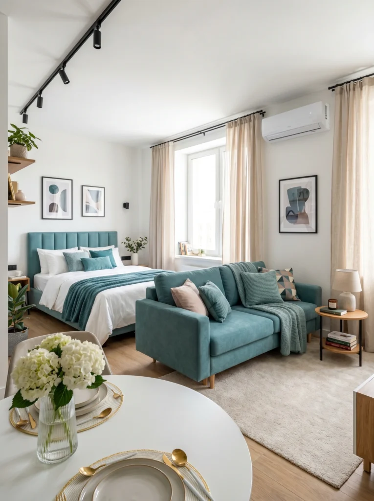 Sofa Color Ideas for Anyone Living in a Studio Apartment