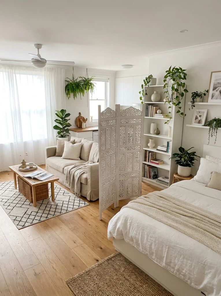 Studio Apartment Ideas With Clean Interior Design