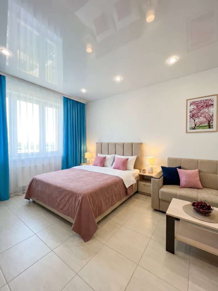 Cozy Studio Apartment Ideas When You Can't Separate the Bed