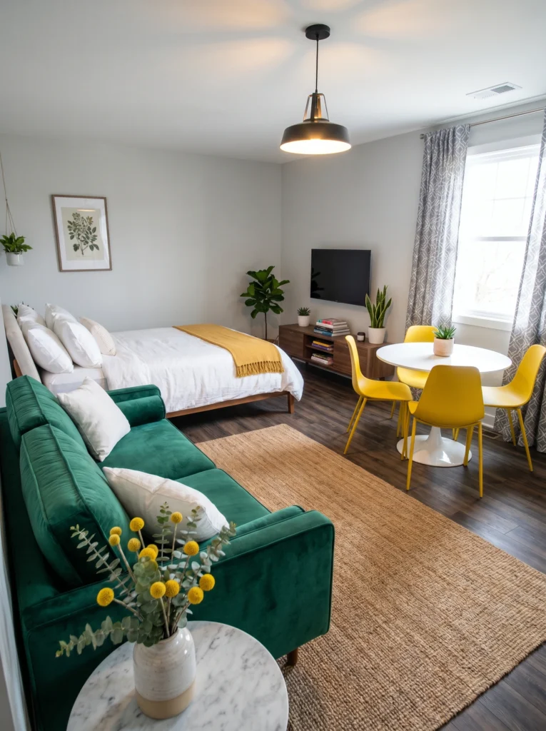 One Bedroom Apartment Ideas to Improve Your Dining Area