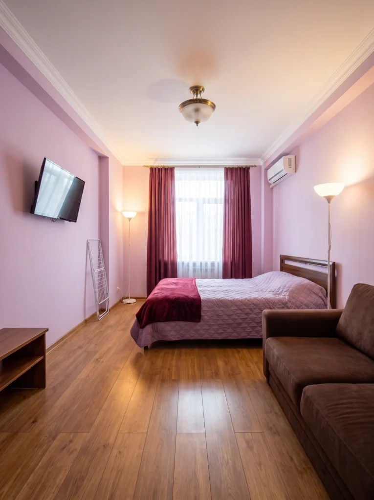 Bedroom With TV And Sofa Ideas