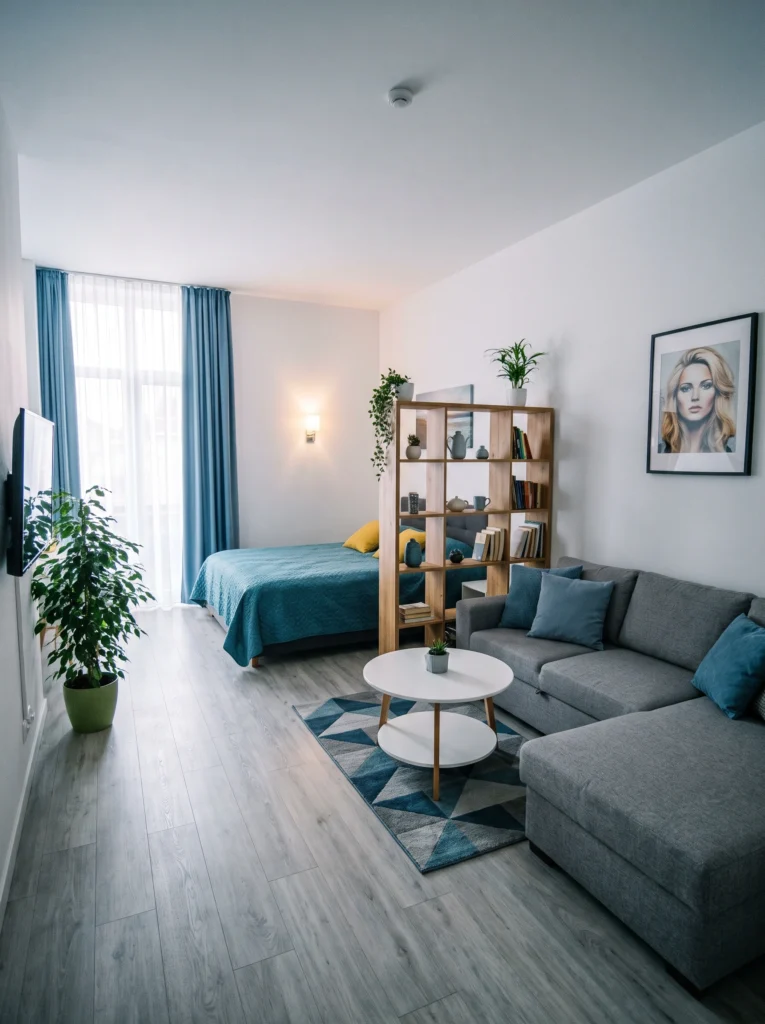 Cozy Studio Apartment Inspiration Ideas for a Calm Vibe