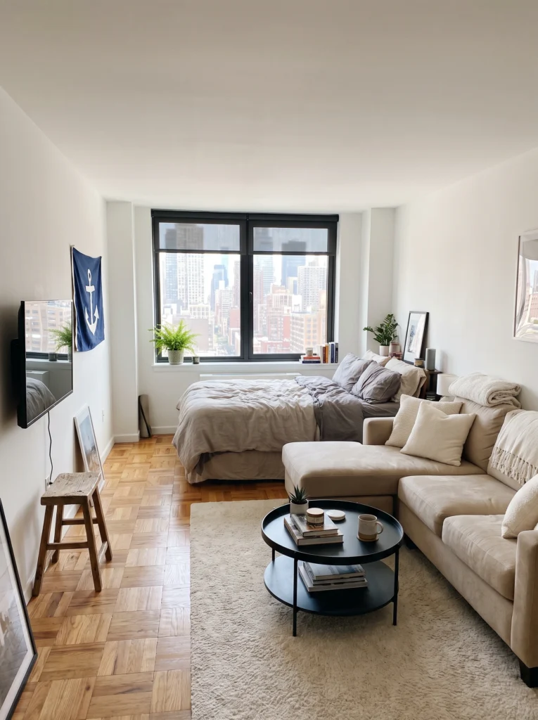 Studio Apartment Layouts With One Window