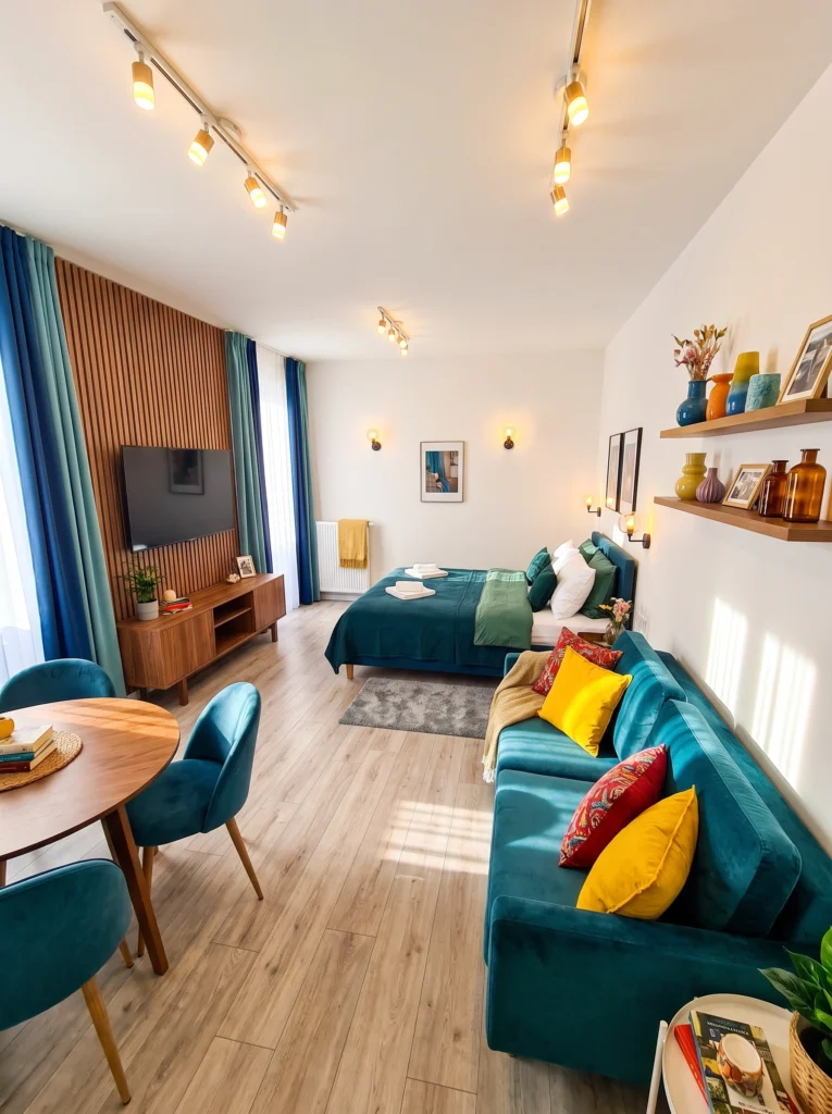 Studio Apartment Ideas With Clean Interior Design