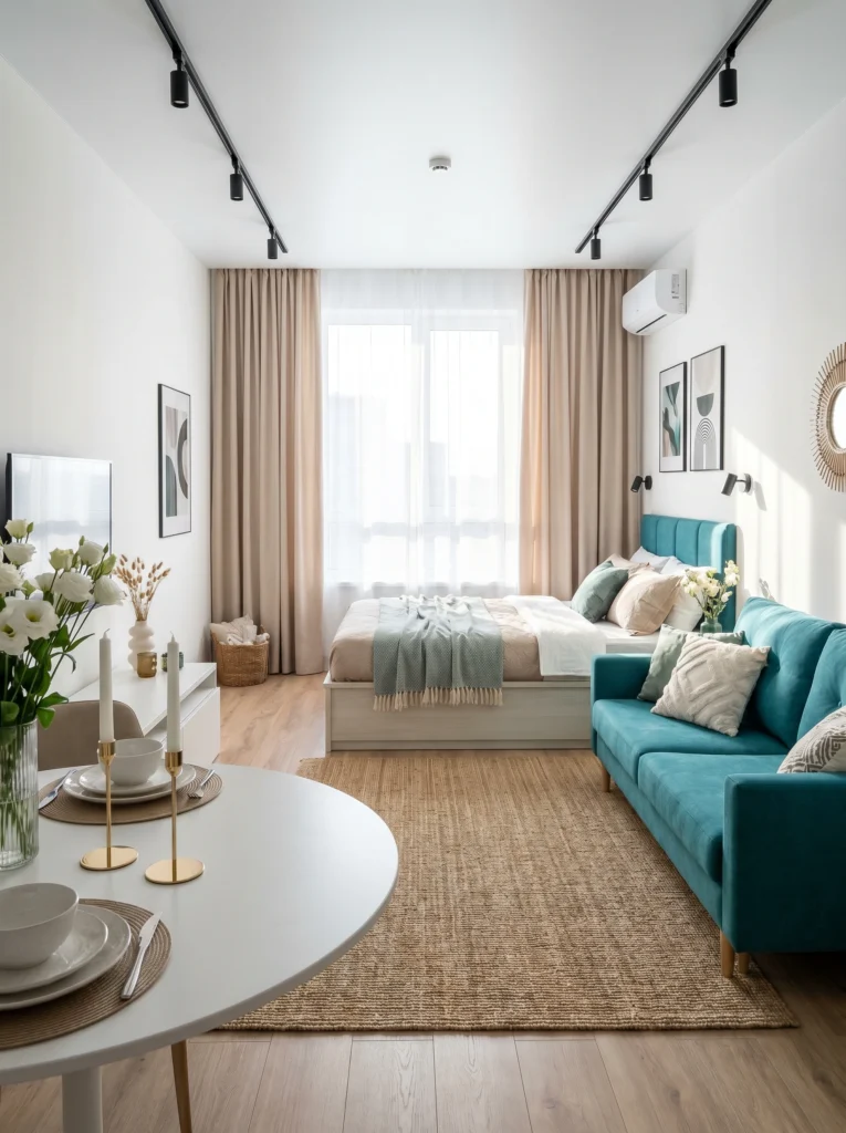 Cozy Color Palette Ideas for Anyone Living in a Studio Apartment