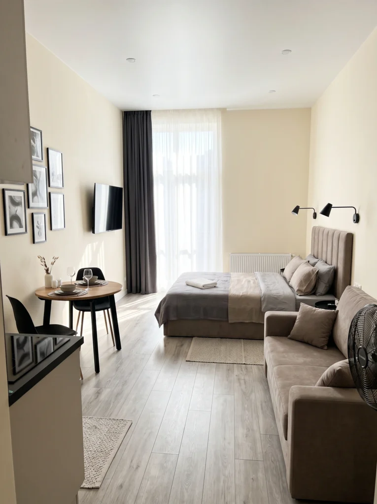 Studio Apartment Ideas for New Grads in Their First Place