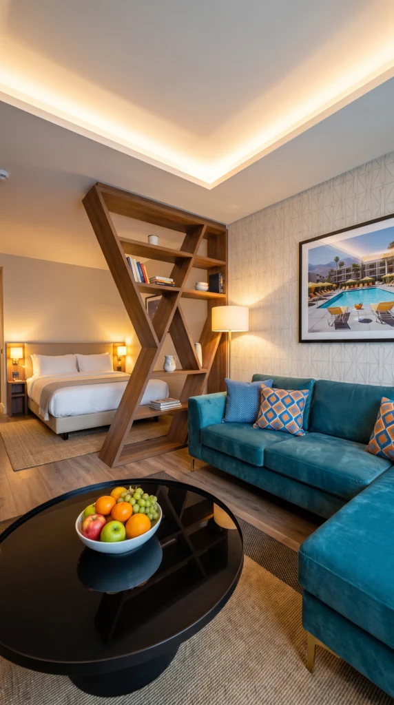 Cozy Studio Apartment Ideas with a Separate Sleep Zone