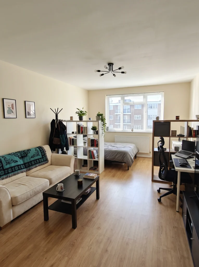 Studio Apartment Ideas for Creatives Who Need a Work Zone