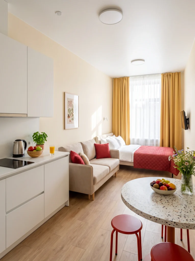 Color Palette for Your Studio Apartment