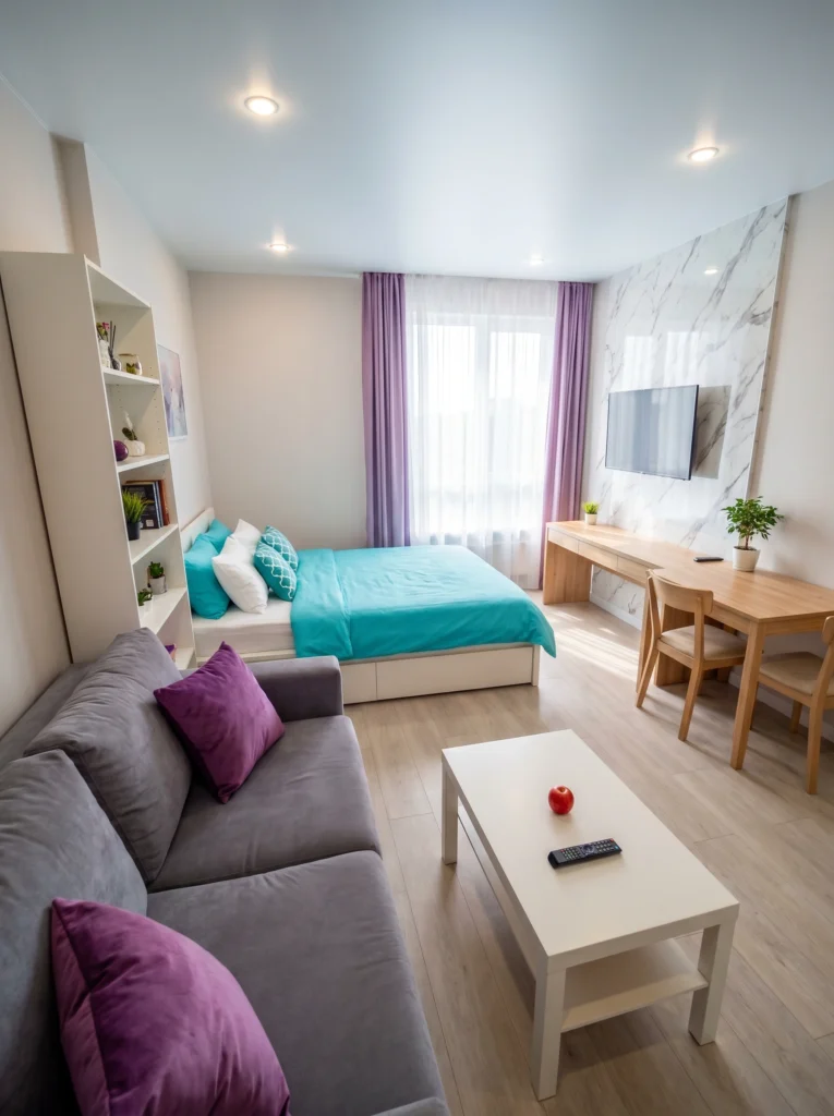 Cozy Color Palette Ideas for Anyone Living in a Studio Apartment