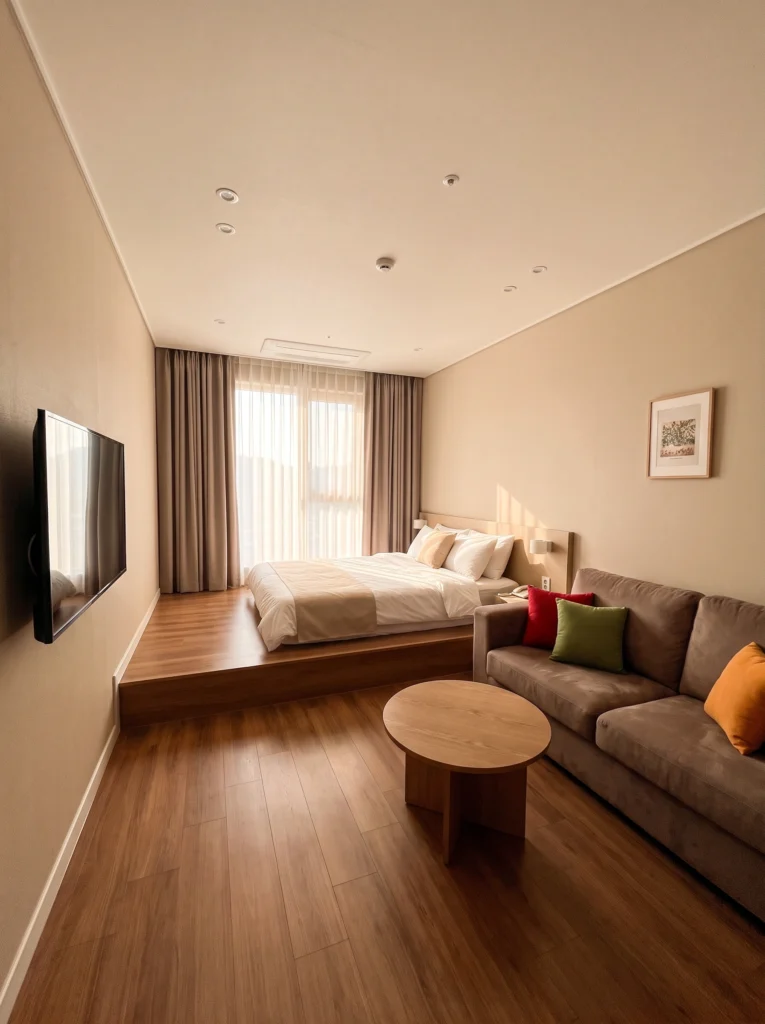 Cozy Studio Apartment Ideas When You Can't Separate the Bed
