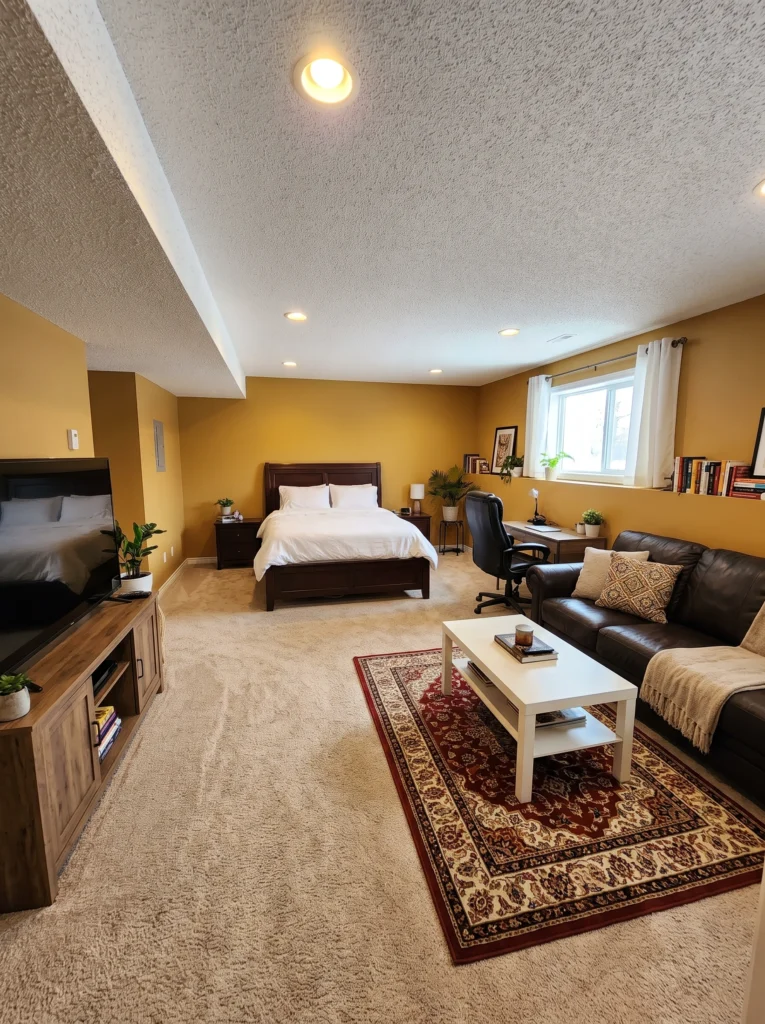 Cozy Studio Apartment Ideas with Neutral Tones