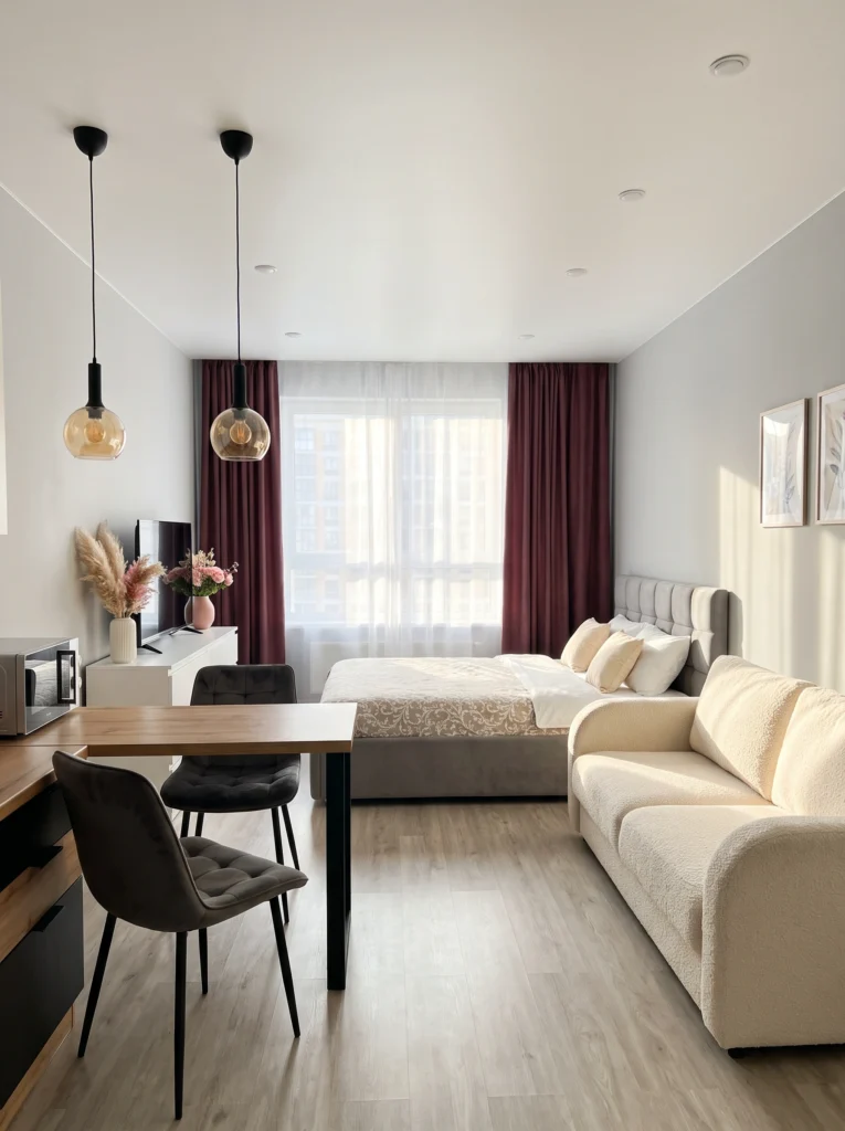 Bedroom Living Room Combo Ideas for a Studio Apartment