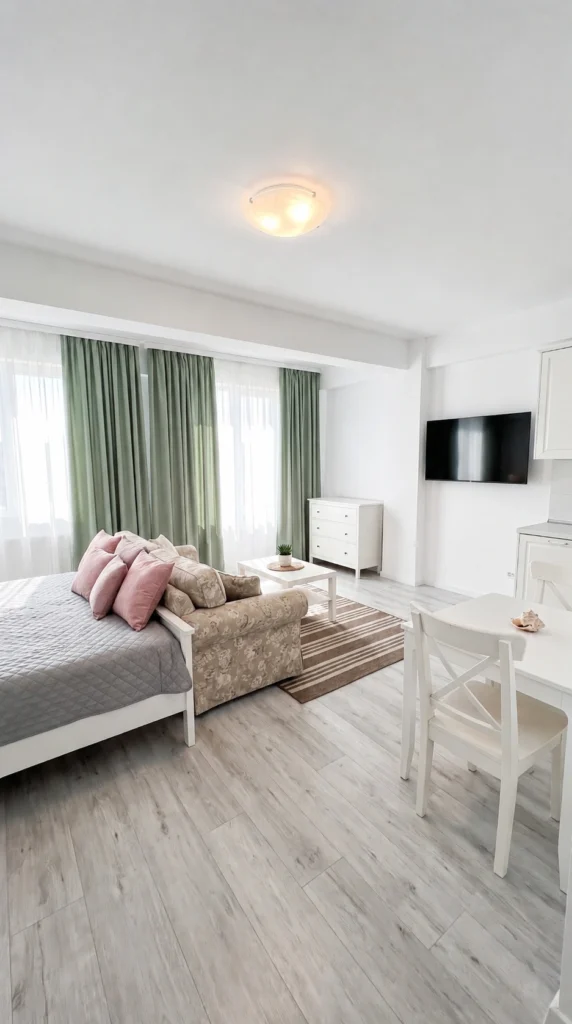 Bedroom With TV And Sofa Ideas