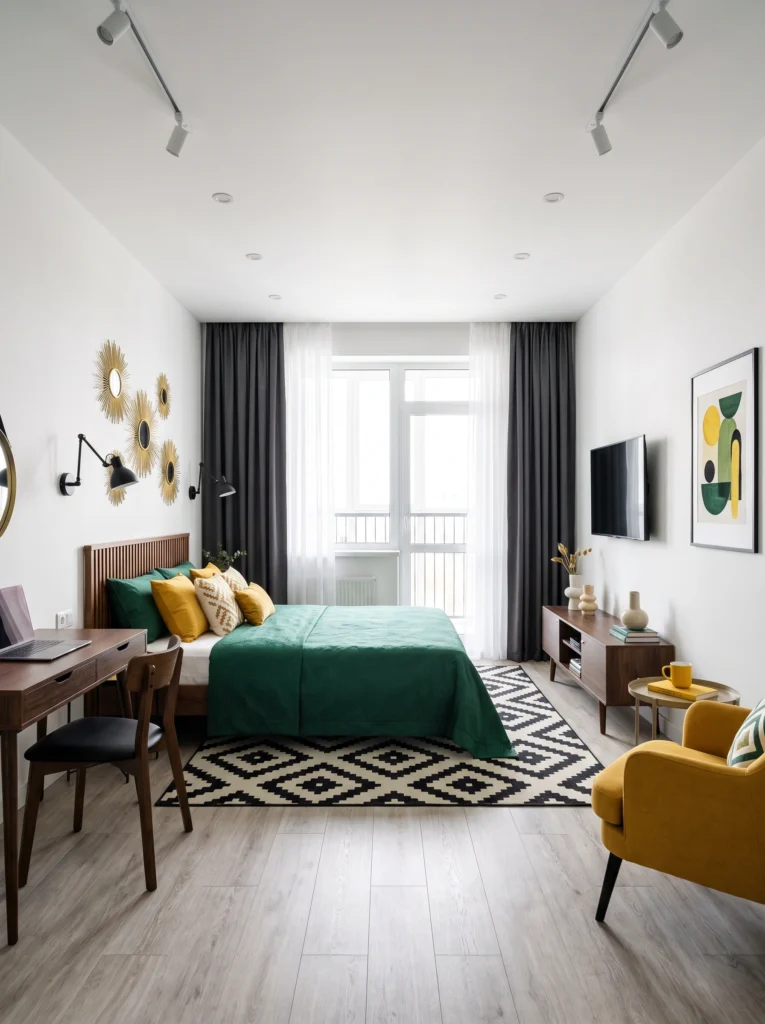 Beautiful Studio Apartment Interior Design Ideas for Small Spaces