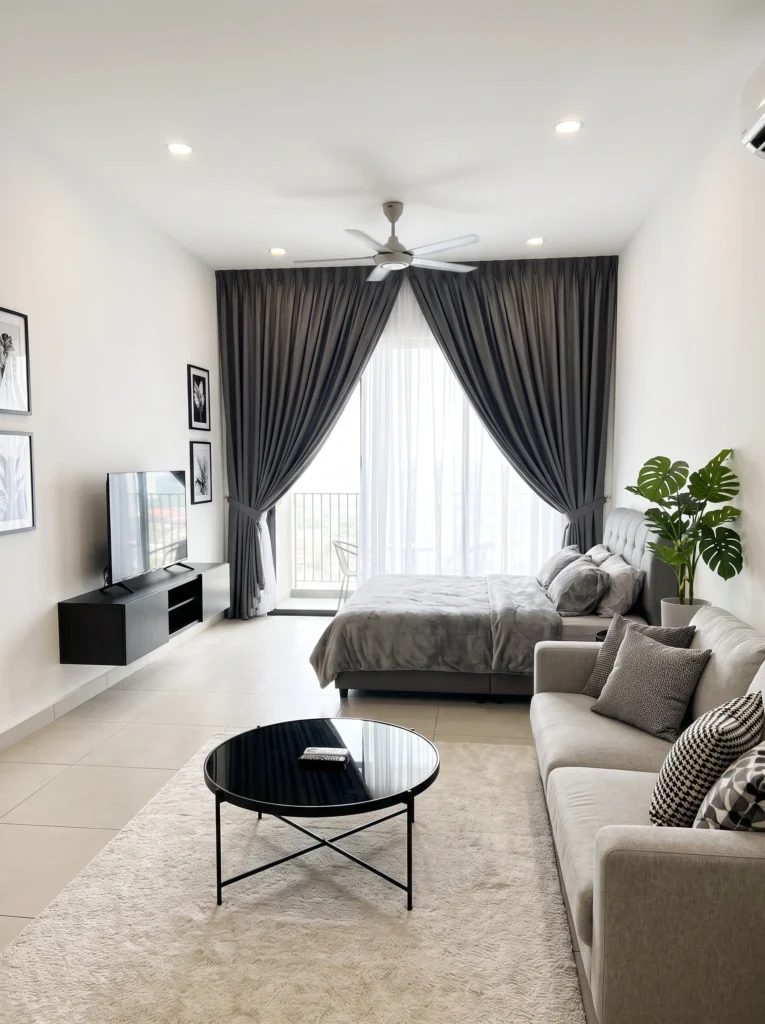 Modern Studio Apartment Layout Ideas