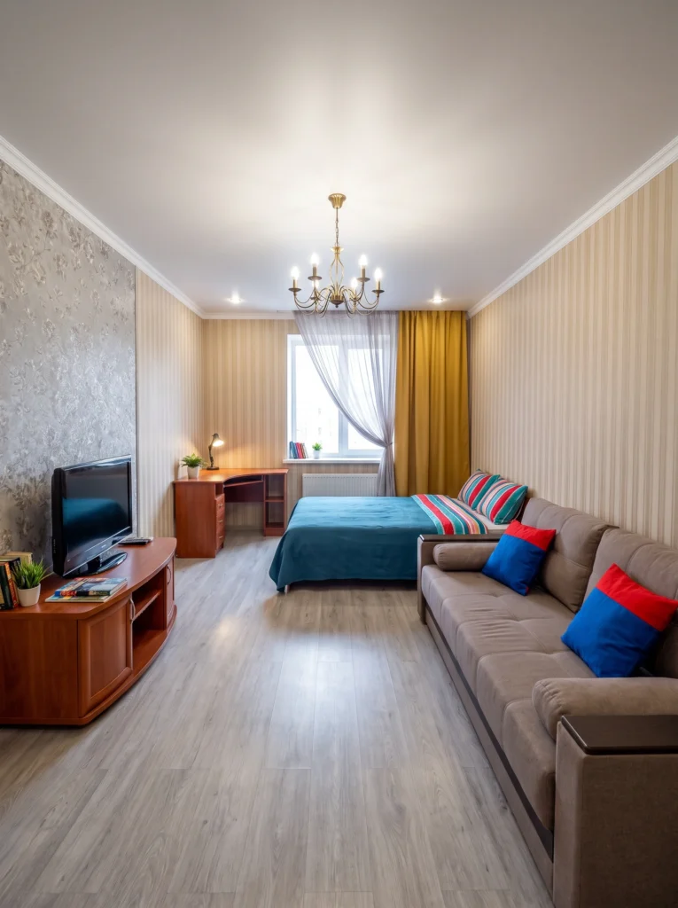 Studio Apartment Ideas With Clean Interior Design