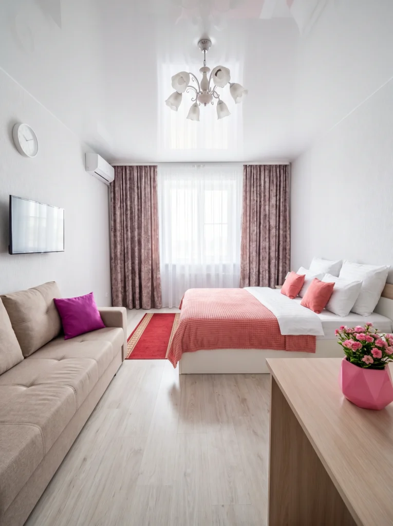 One Bedroom Apartment Ideas for a Calm, Relaxing Vibe