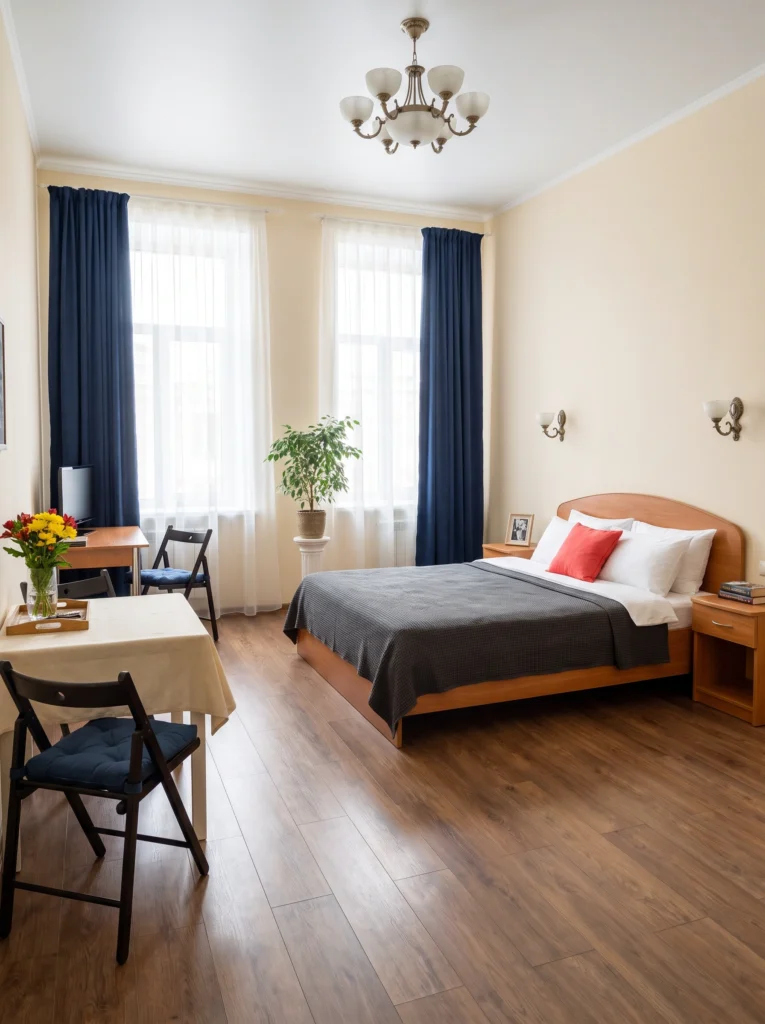 Studio Apartment Ideas with a Small Dining Area