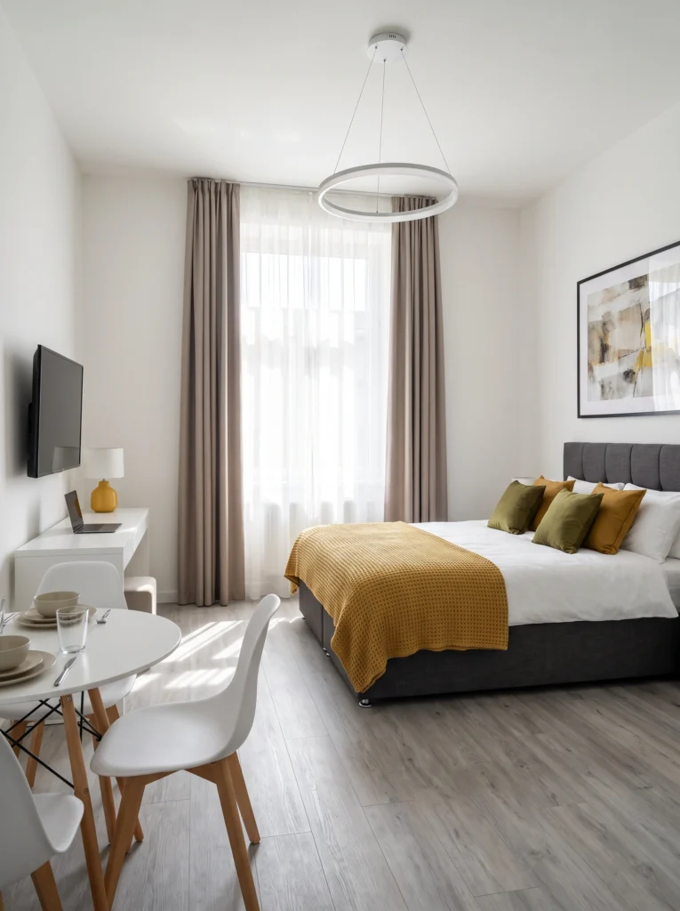 Beautiful Studio Apartment Interior Design Ideas for Small Spaces