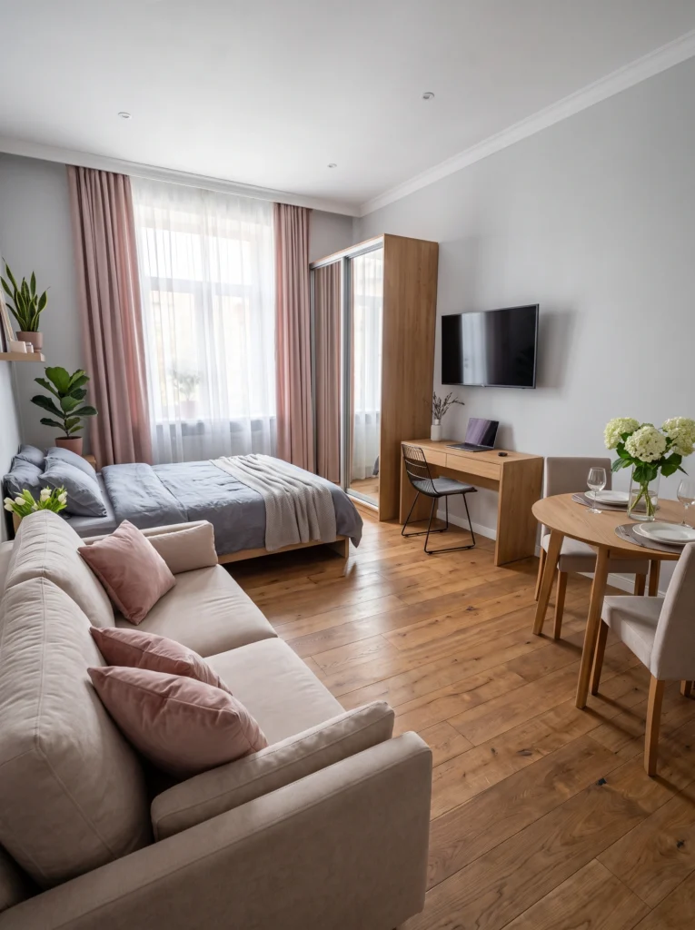 Studio Apartment Ideas for New Grads in Their First Place