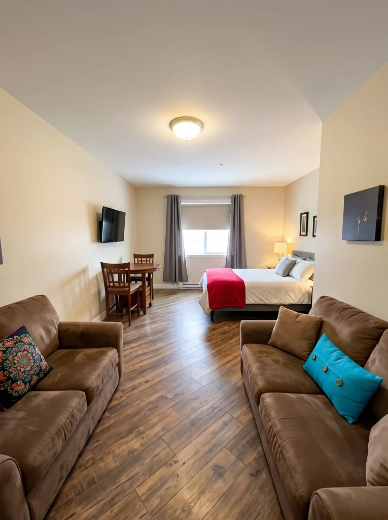 Studio Apartment Ideas With Clean Interior Design