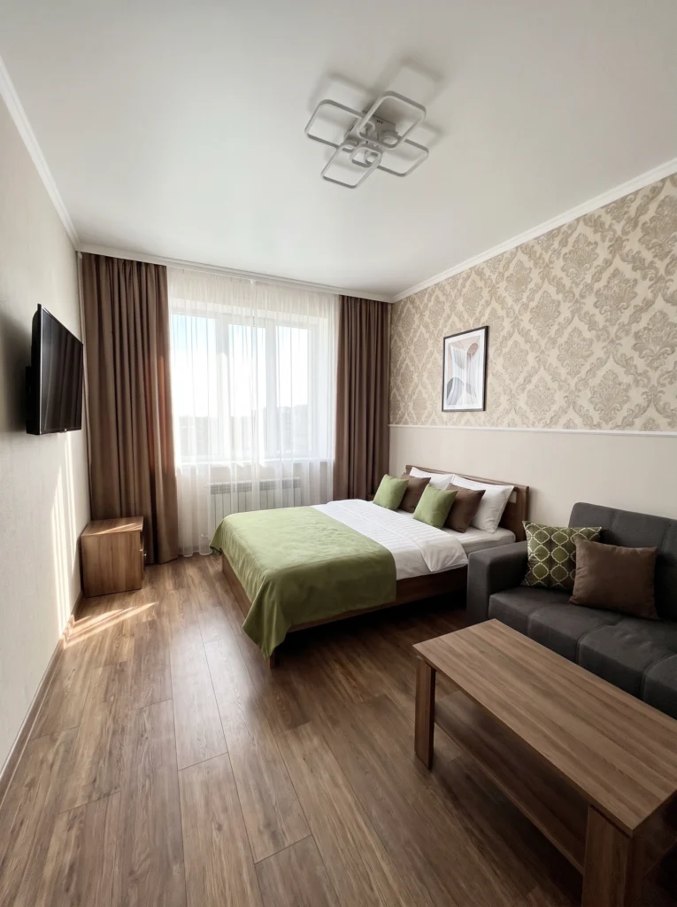 Bedroom With TV And Sofa Ideas
