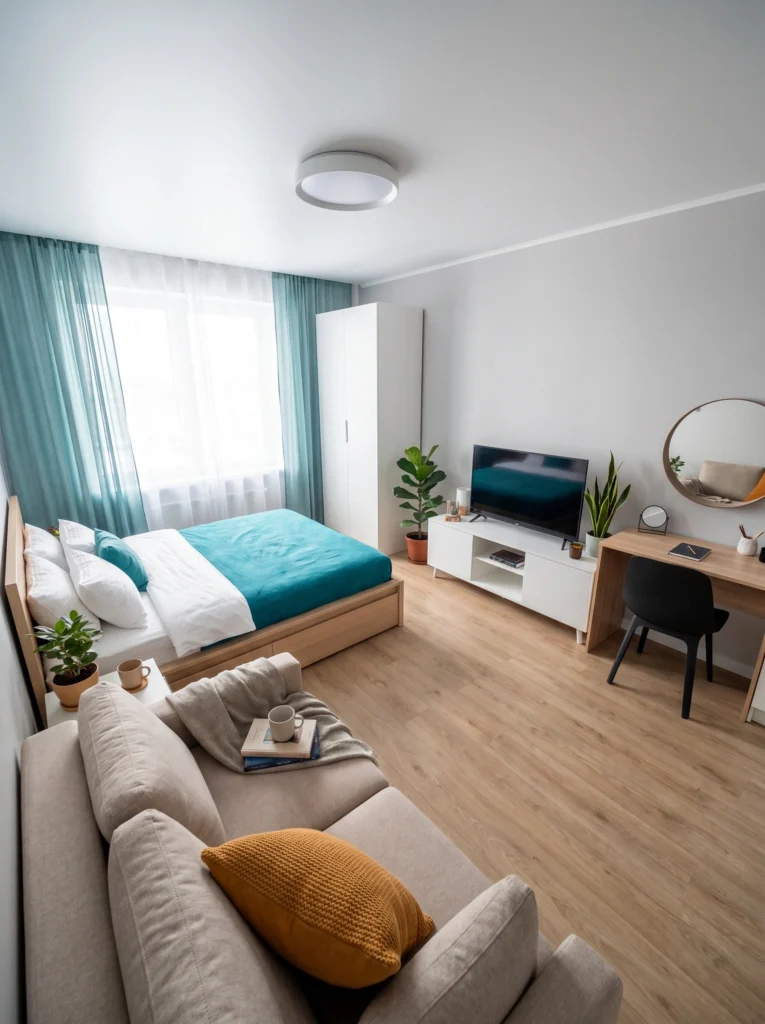 Sofa Color Ideas for Anyone Living in a Studio Apartment